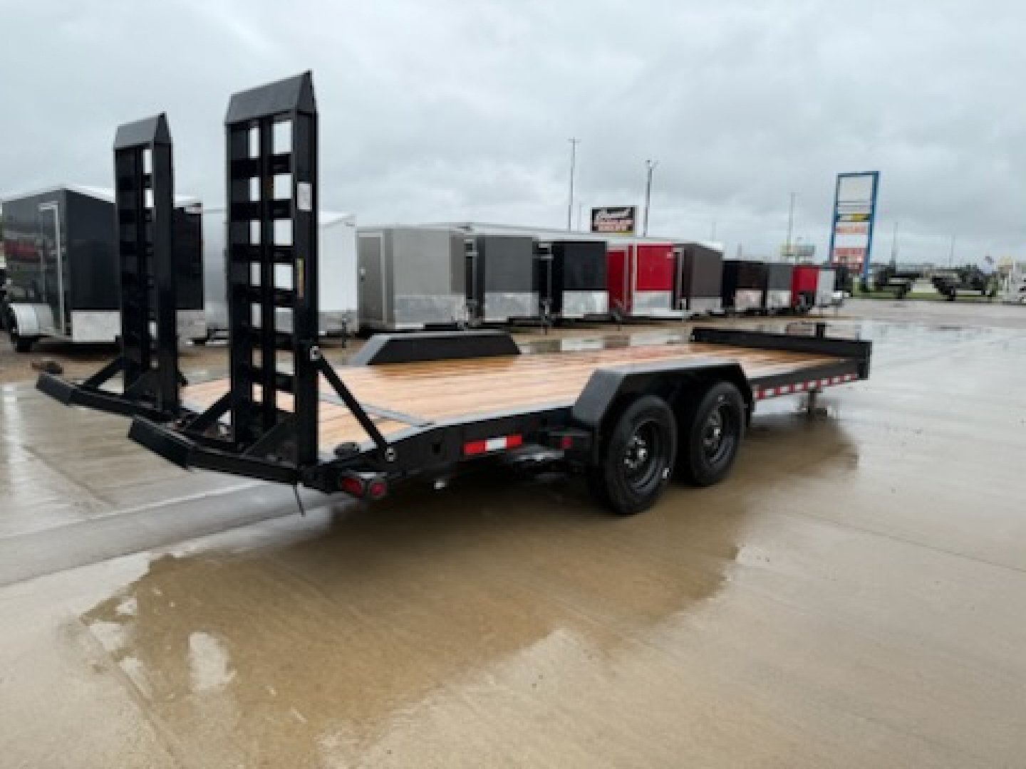 New 2026 Load Trail CB8322082 7'X22' 16K Flatbed Trailer Equipment Trailer