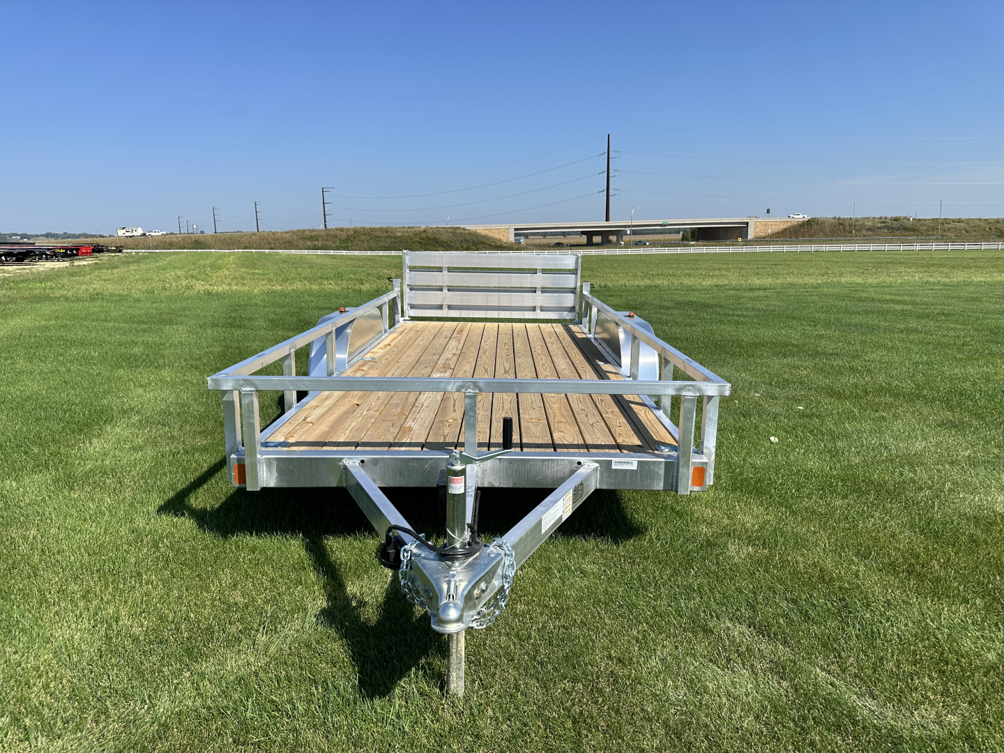 New 2026 Rough Rider RRU6516TA2-96 6.5 x 16' Aluminum Utility Trailer