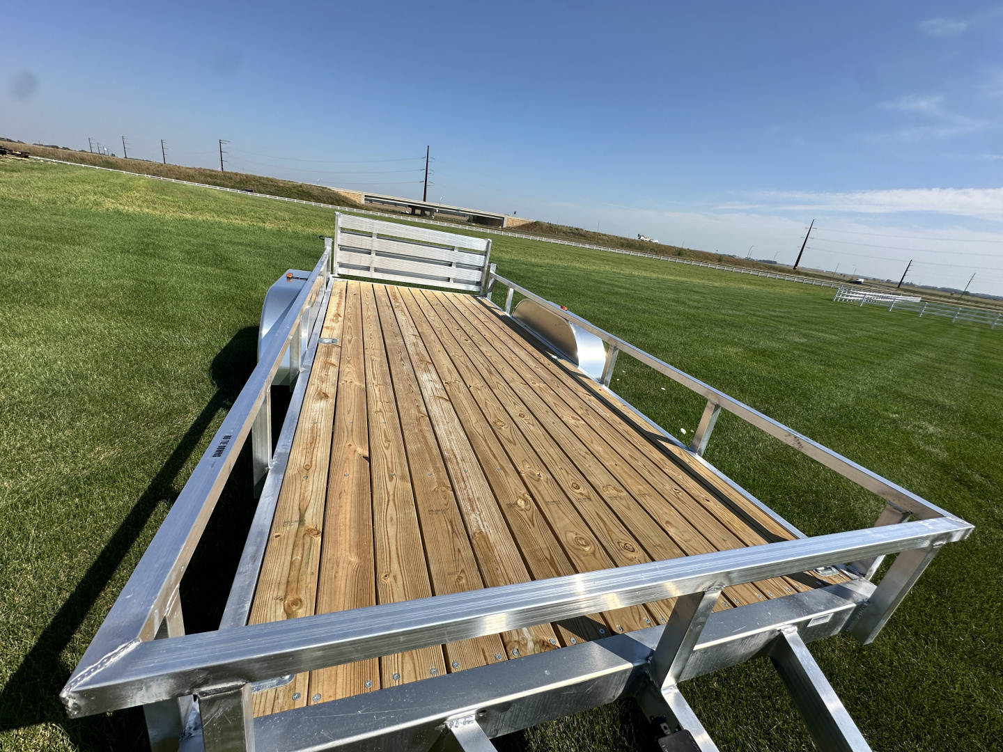 New 2026 Rough Rider RRU6516TA2-96 6.5 x 16' Aluminum Utility Trailer