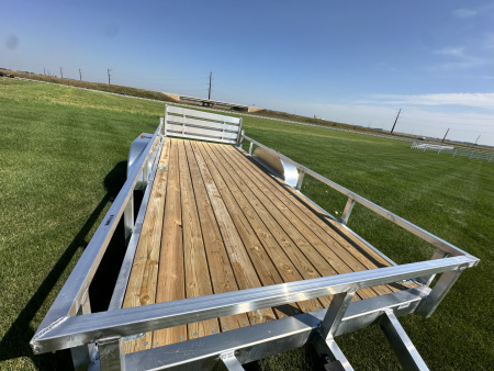 New 2026 Rough Rider RRU6516TA2-96 6.5 x 16' Aluminum Utility Trailer