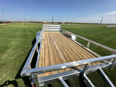 New 2026 Rough Rider RRU6516TA2-96 6.5 x 16' Aluminum Utility Trailer