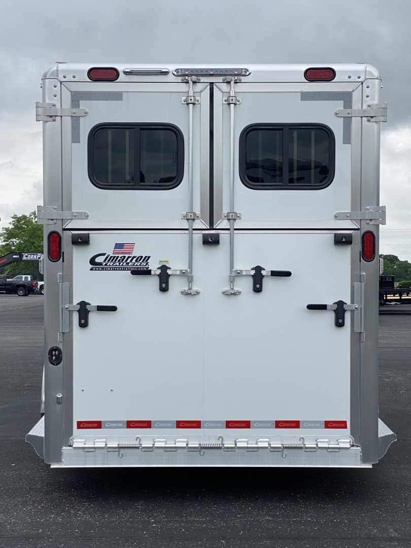 New 2025 Cimarron Norstar 24’ Gooseneck All-Aluminum 2+1 Horse Trailer