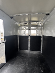 New 2025 Cimarron Norstar 24’ Gooseneck All-Aluminum 2+1 Horse Trailer