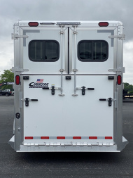 New 2025 Cimarron Norstar 24’ Gooseneck All-Aluminum 2+1 Horse Trailer