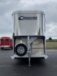 New 2025 Cimarron Norstar 24’ Gooseneck All-Aluminum 2+1 Horse Trailer