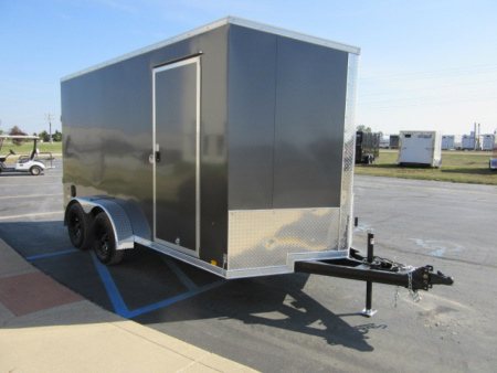 New 2026 Cargo Express 7 x 14 SE Series KE-SE8414-070 Cargo / Enclosed Trailer 7K / Recessed Wall Mounted E-Track