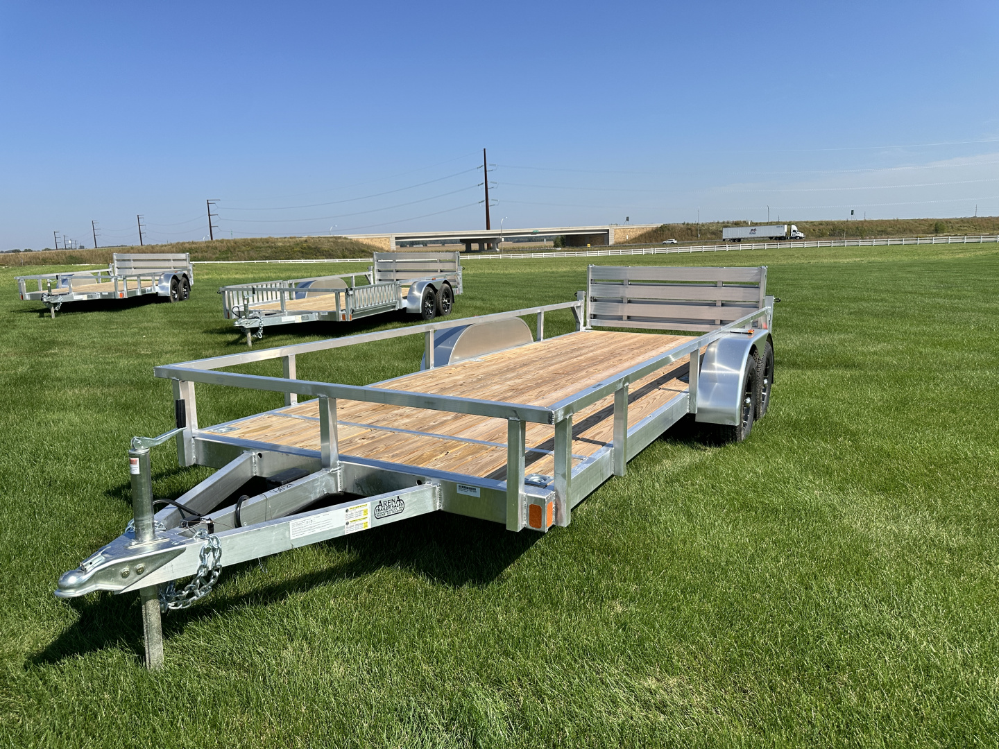 New 2026 Rough Rider 6.5' x 18' Utility Trailer