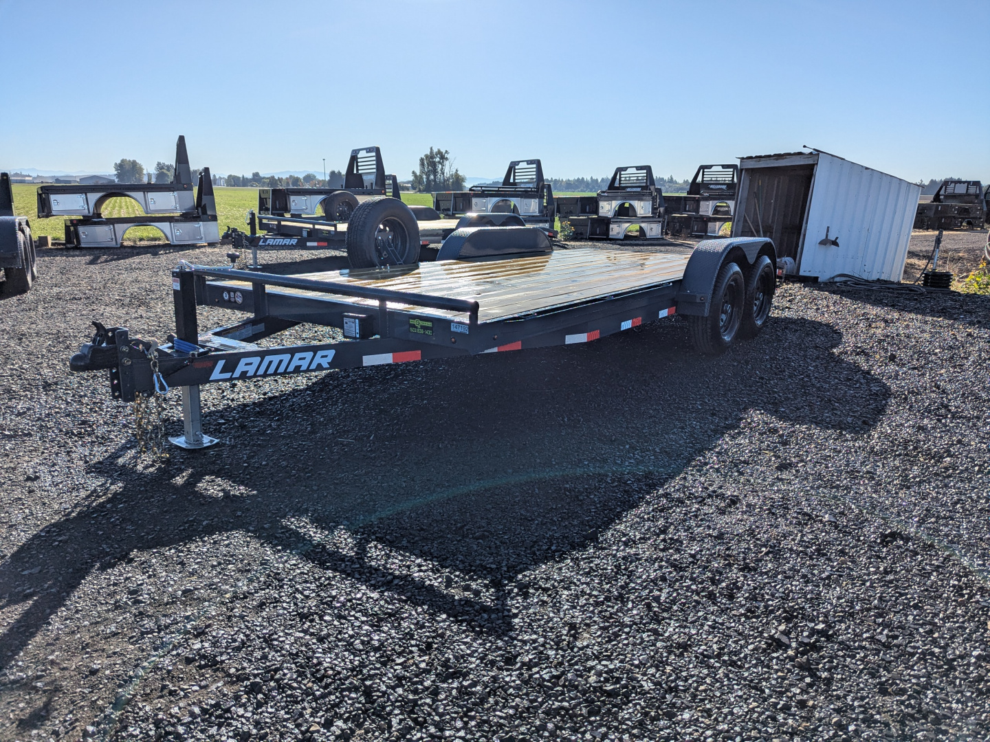 New 2026 LAMAR TRAILERS 83" x 18' /10K Flatbed Trailer