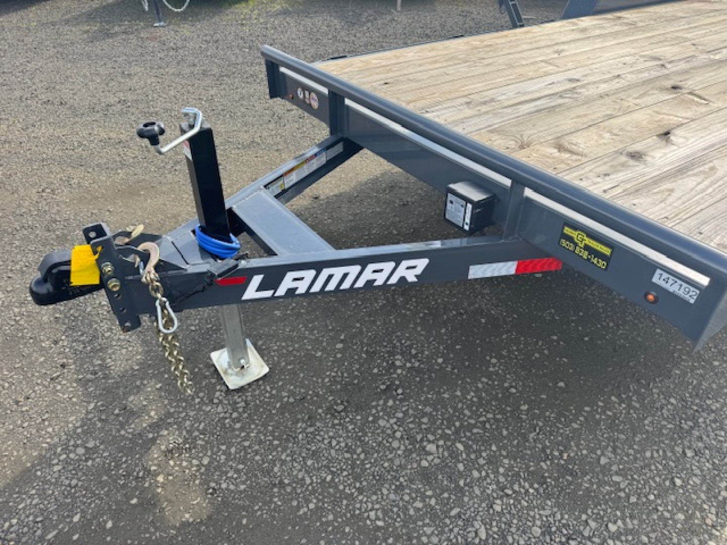 New 2026 LAMAR TRAILERS 83" x 18' /10K Flatbed Trailer