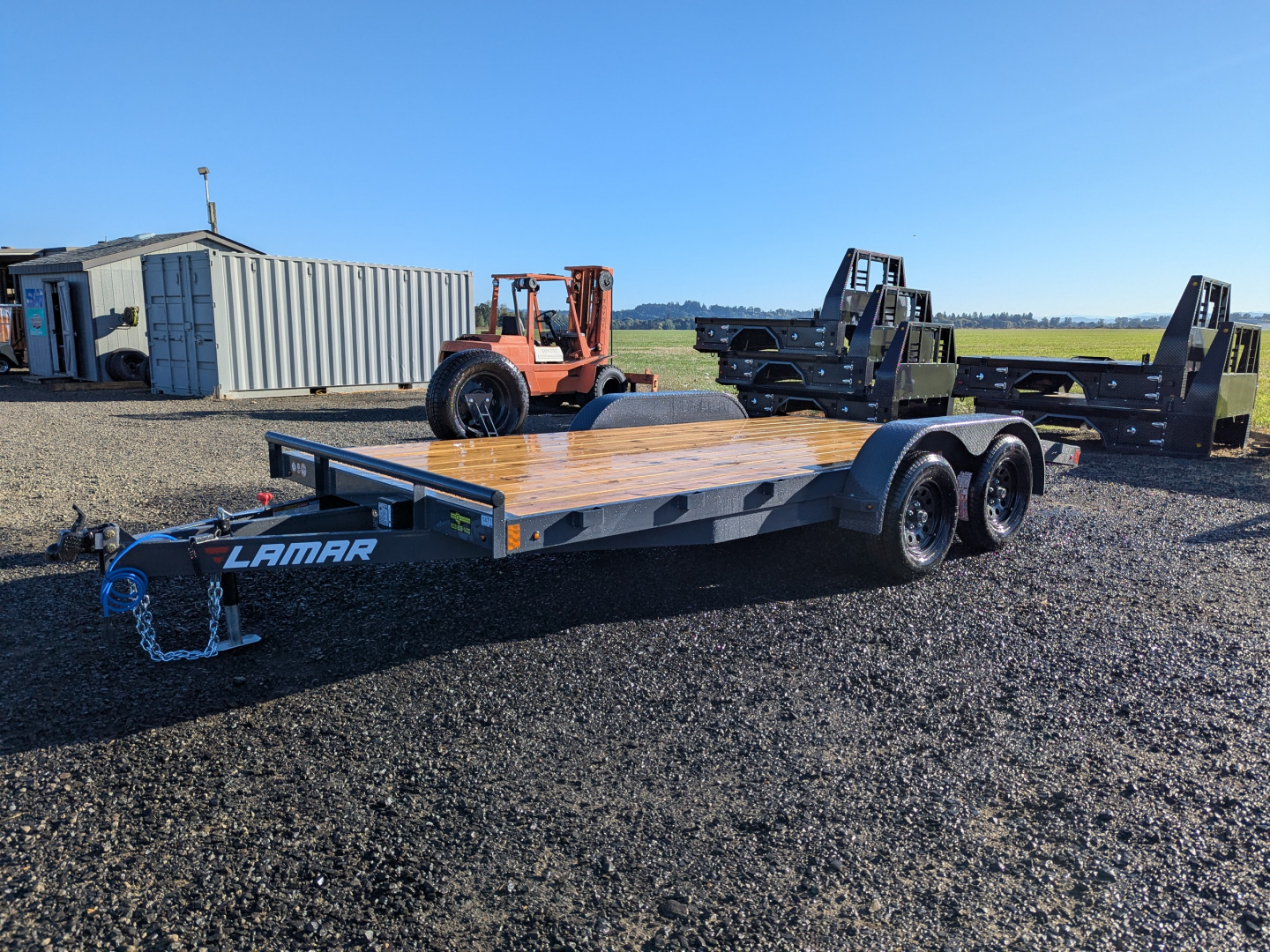 New 2026 LAMAR TRAILERS CE 83x16 7K Flatbed Trailer