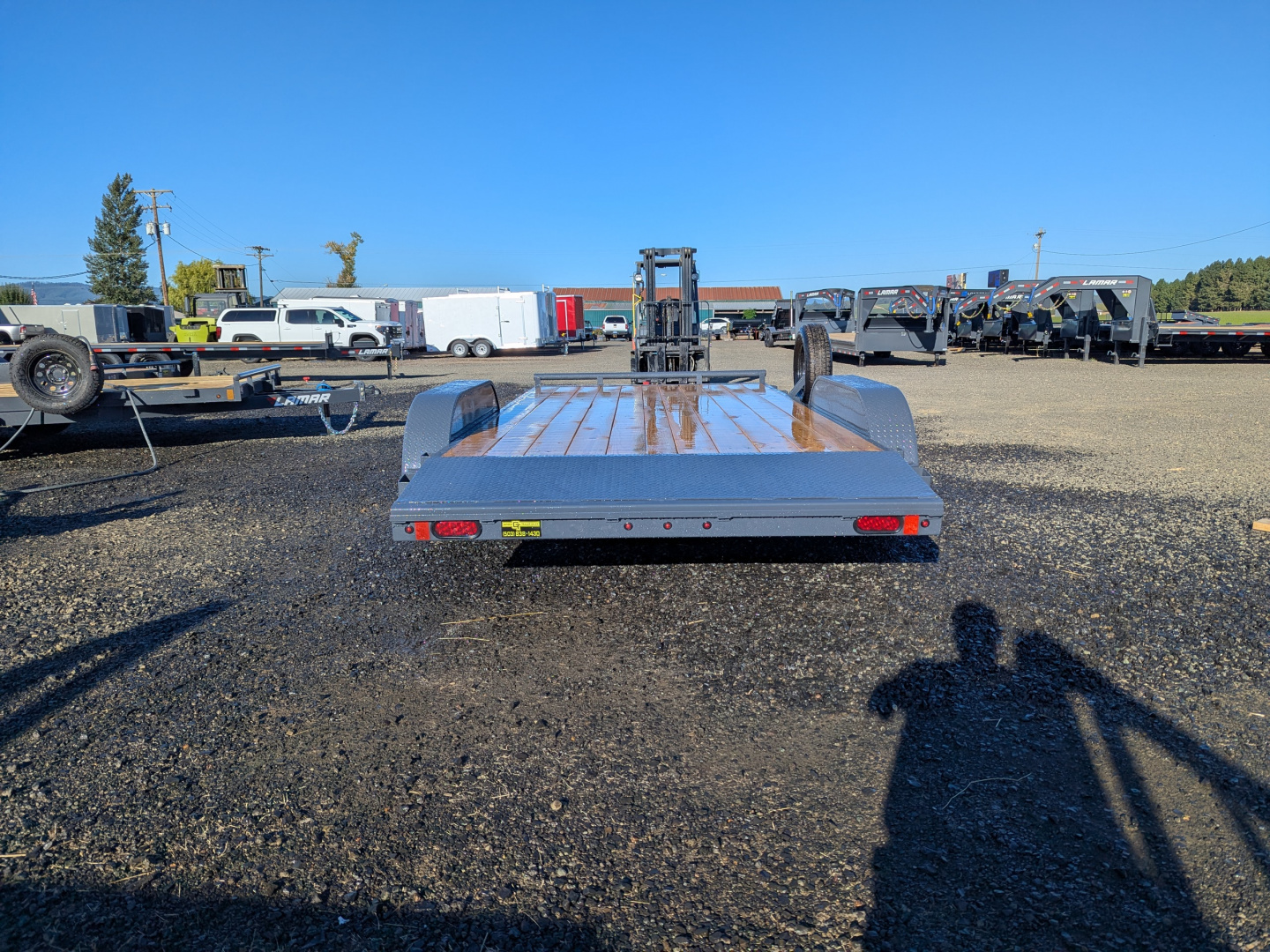 New 2026 LAMAR TRAILERS CE 83x16 7K Flatbed Trailer