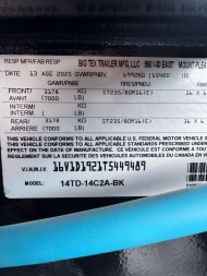 New 2026 Big Tex Trailers 14TD Dump Trailer