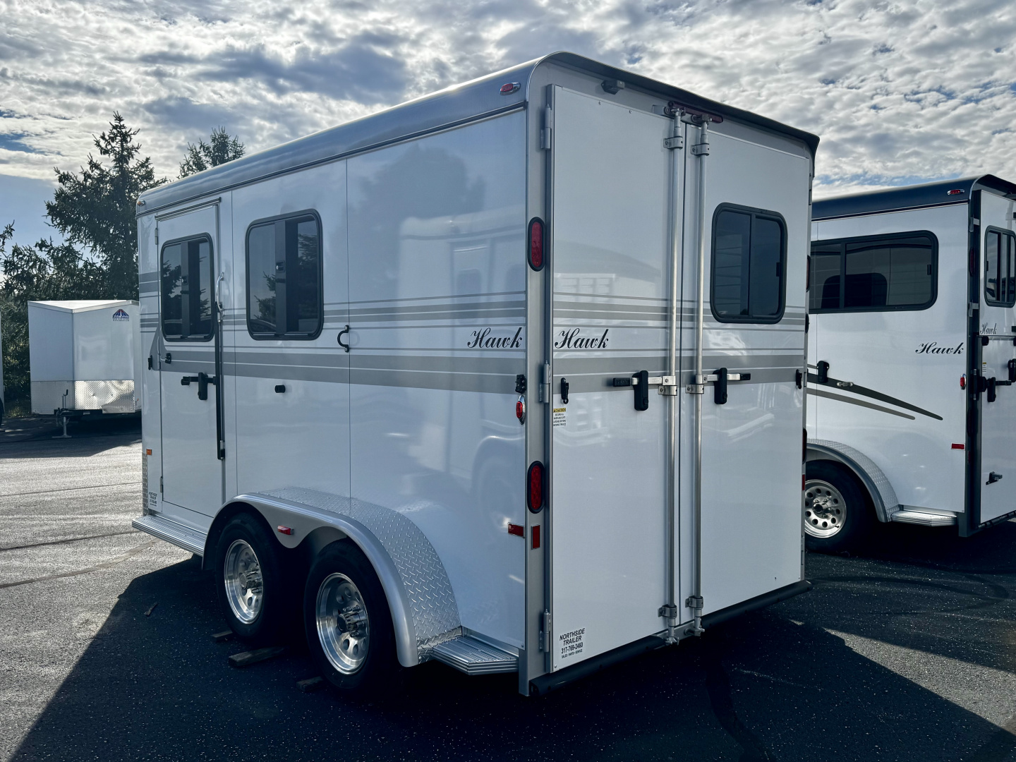 New 2025 Hawk Elite 2H Slant Trailer