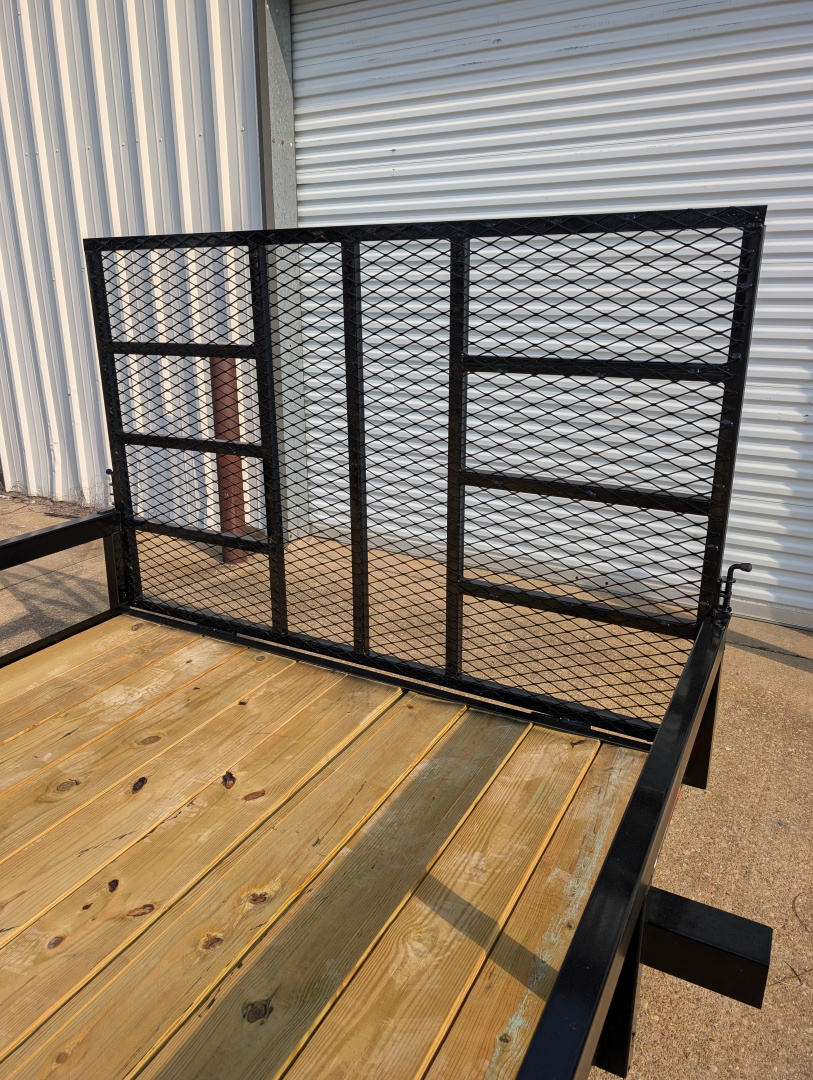 New 2025 Next Gen 6.5X12 Single 3.5k Axle Utility Trailer Tube Top Rail