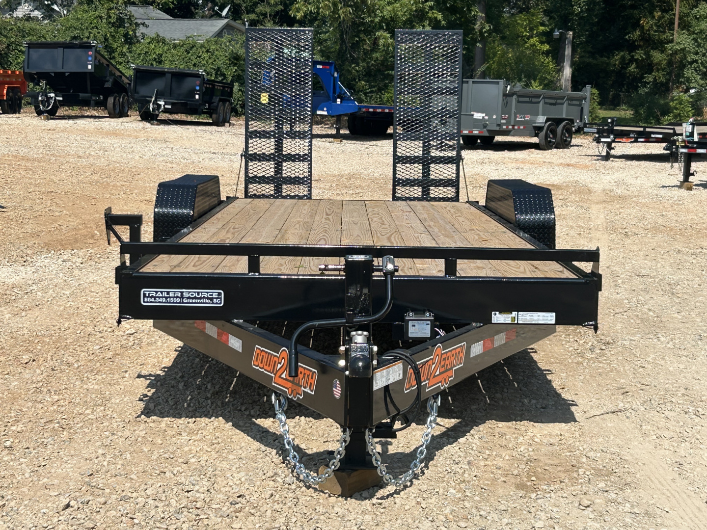 New Down 2 Earth 7x20 TA 17.5K Equipment Trailer