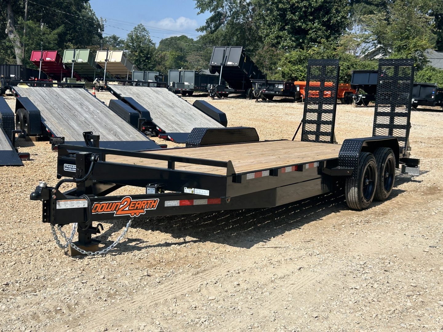 New Down 2 Earth 7x20 TA 17.5K Equipment Trailer
