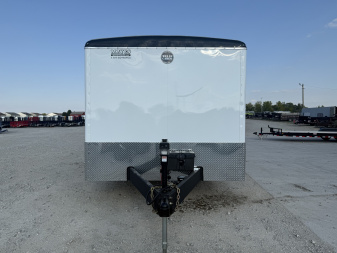 New 2026 WELLS CARGO ENCLOSED WHD8516T5 102X16 TA RAMP DOOR (GVW:14000) WHITE