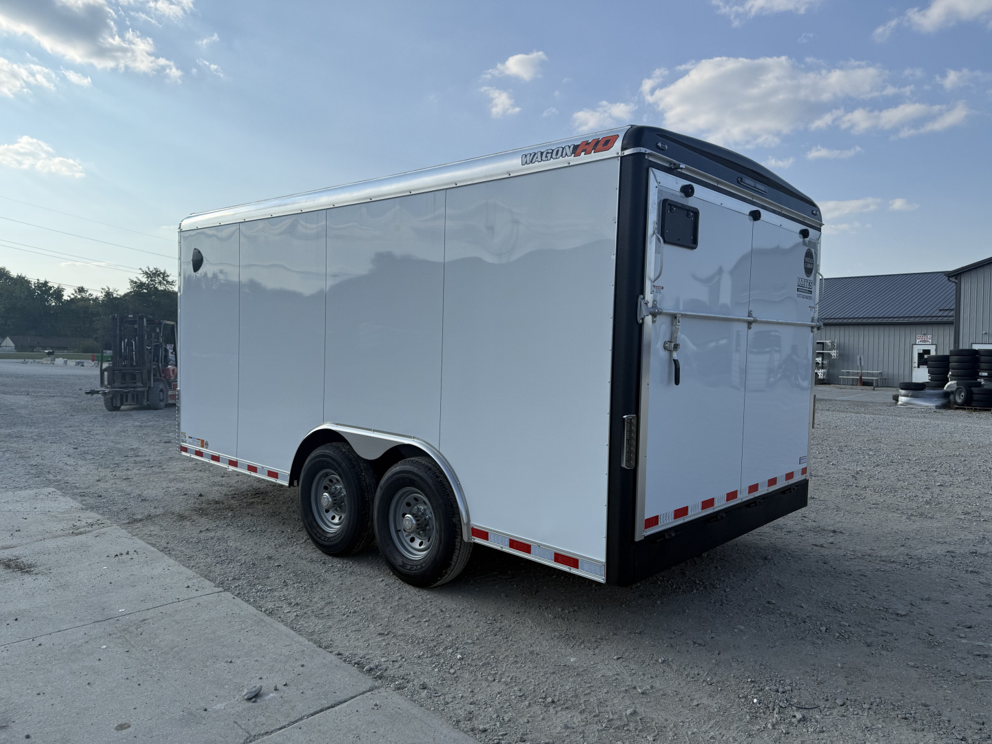 New 2026 WELLS CARGO ENCLOSED WHD8516T5 102X16 TA RAMP DOOR (GVW:14000) WHITE