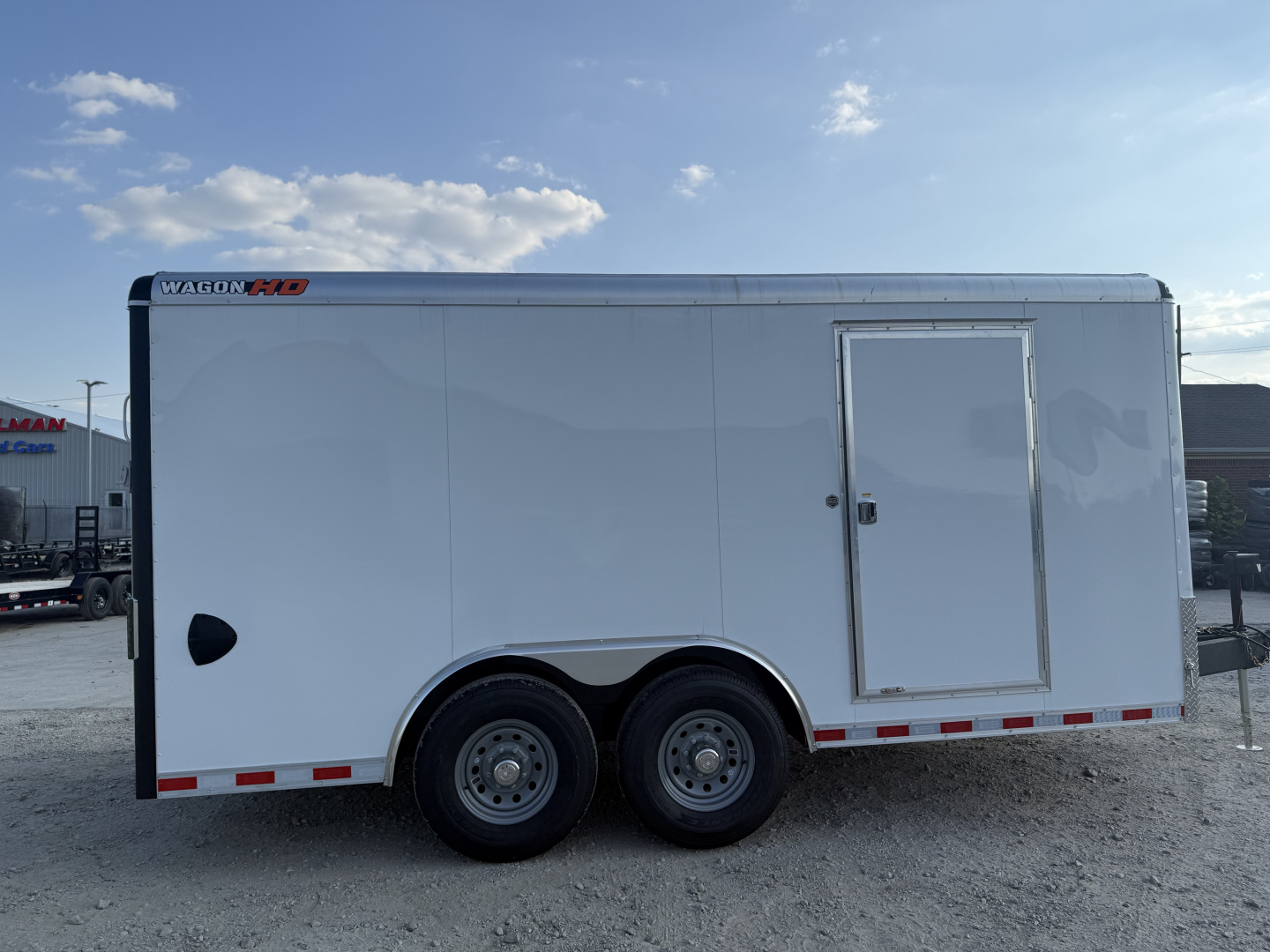 New 2026 WELLS CARGO ENCLOSED WHD8516T5 102X16 TA RAMP DOOR (GVW:14000) WHITE