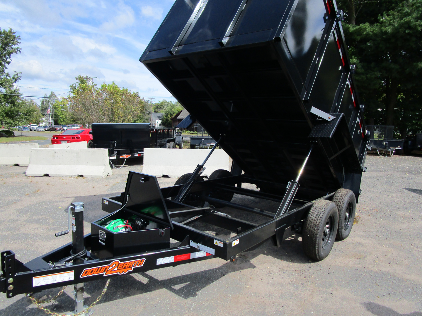 New 2026 Down 2 Earth Trailers DTE612 High Side Dump Trailer