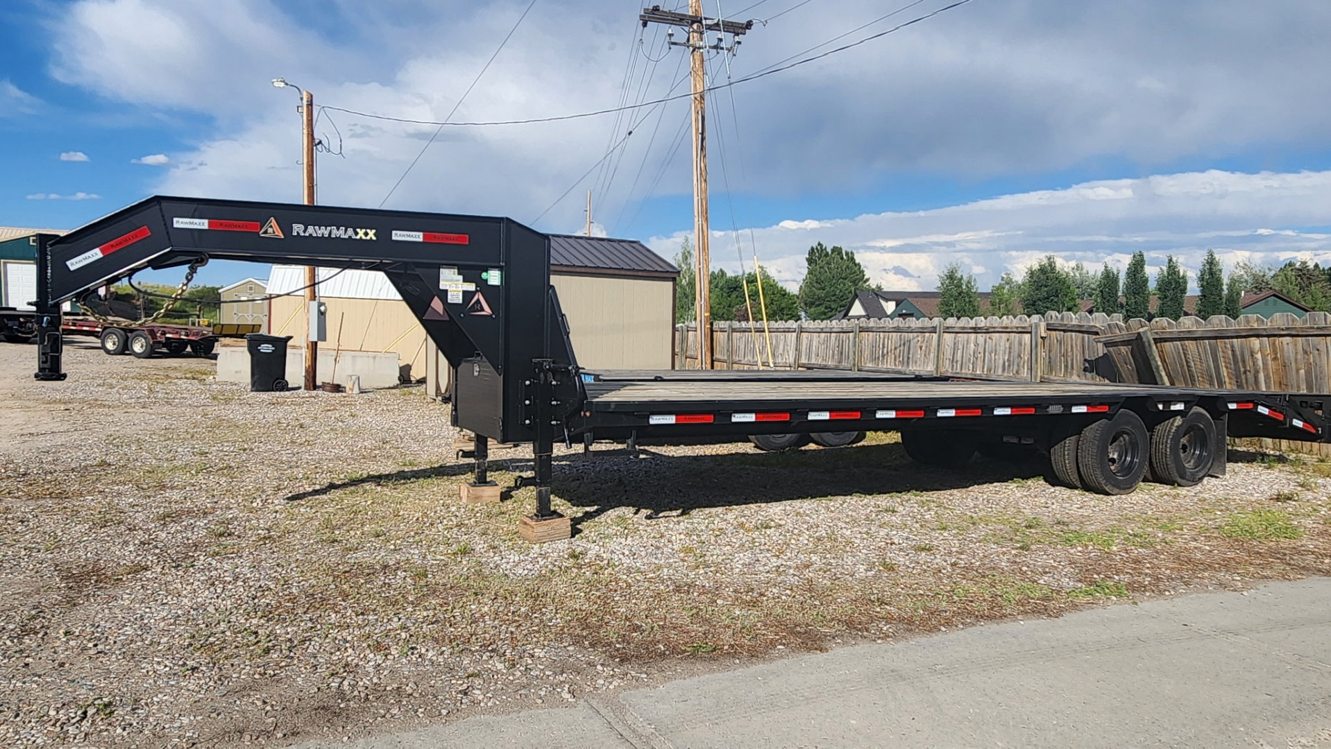 New 2023 RawMaxx FDX 20k 28' Flatbed Trailer
