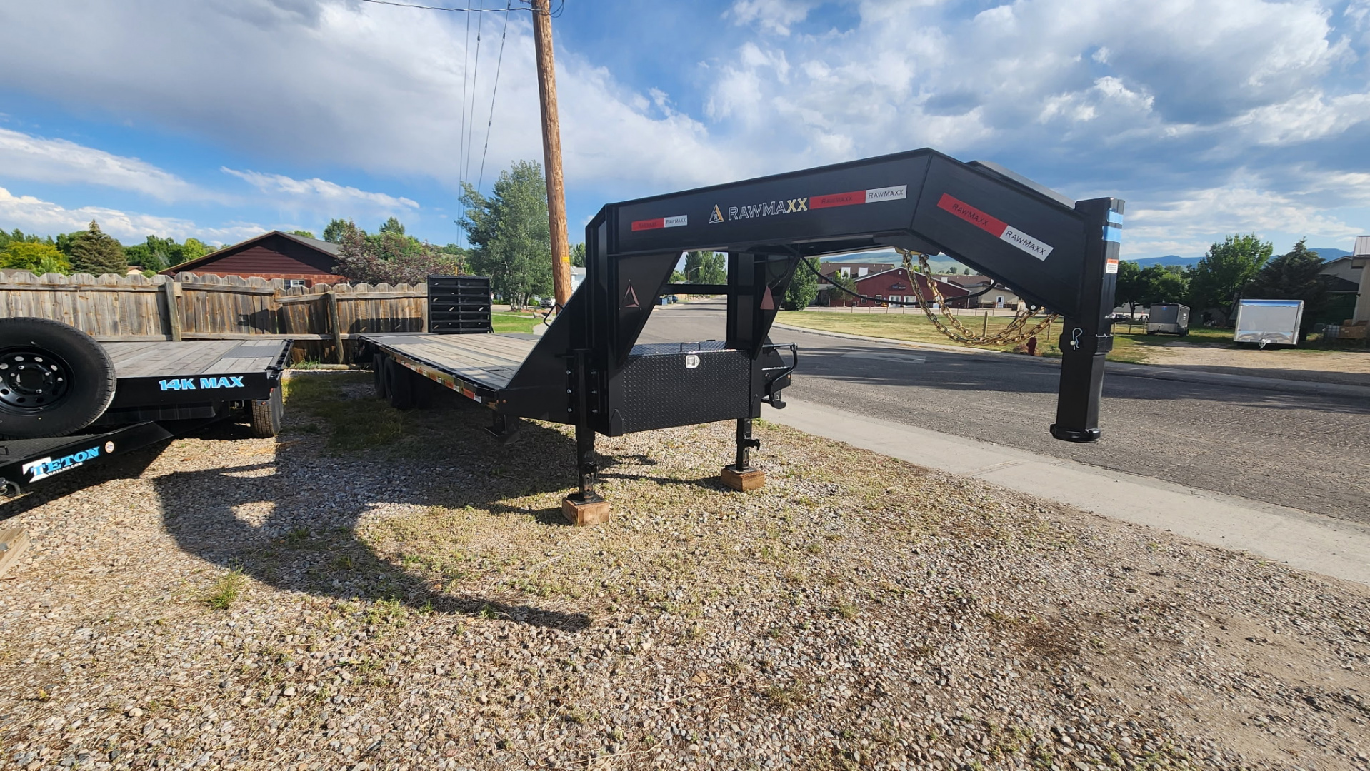 New 2023 RawMaxx FDX 20k 28' Flatbed Trailer