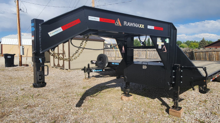 New 2023 RawMaxx FDX 20k 28' Flatbed Trailer