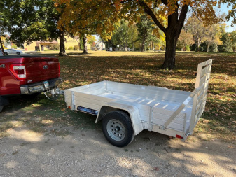 New 2026 Aluma 548ESA-S-TG Utility Trailer / All Aluminum / 54  Wide x 8' Long