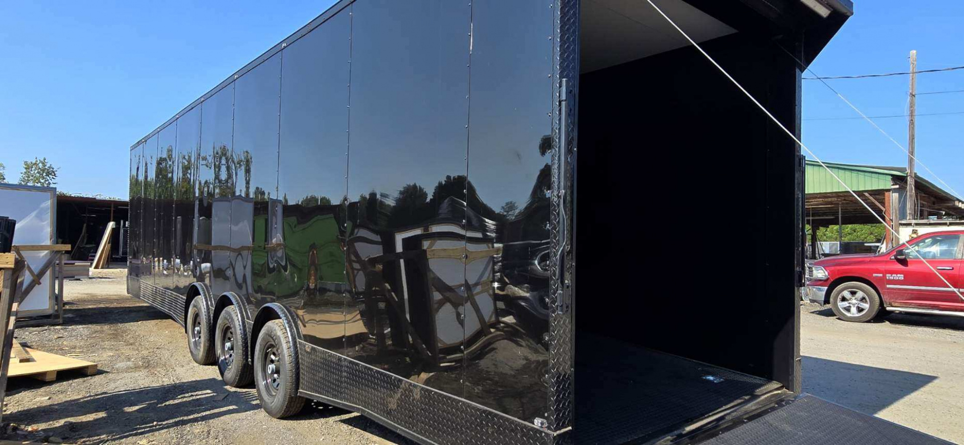 New 2026 J&C Trailers 8.5x34TTA3 RACE TRAILER Cargo / Enclosed Trailer