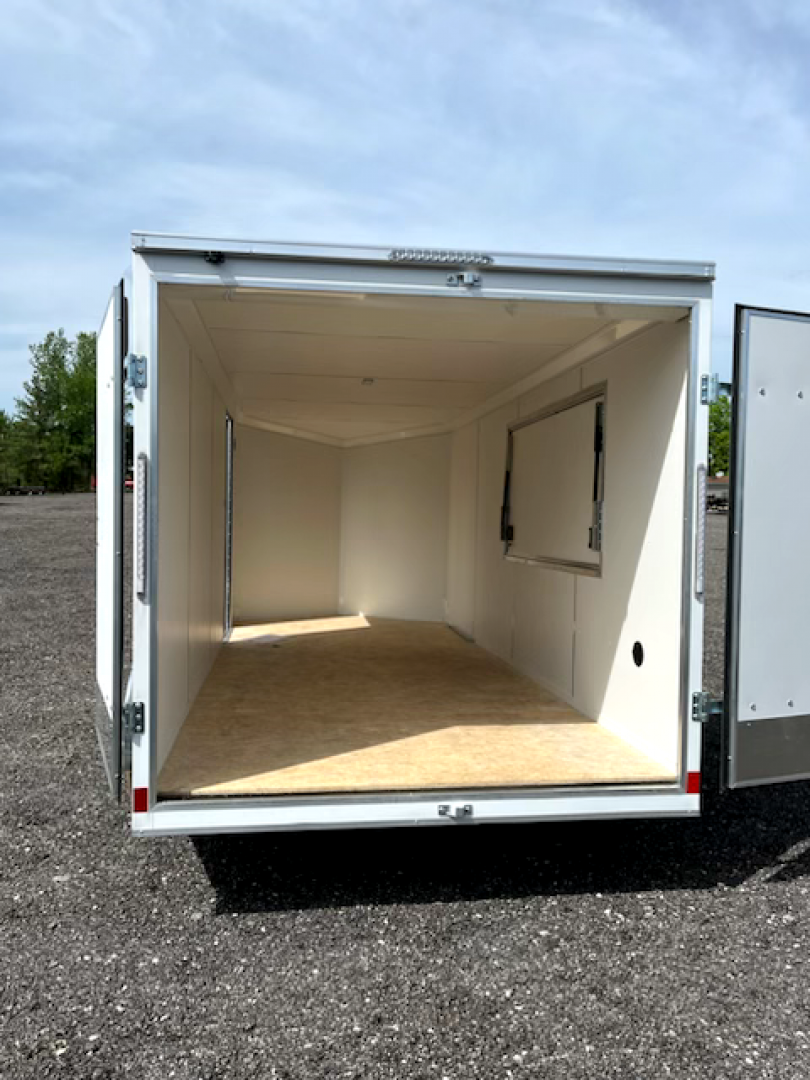 New 2026 Pace American 7 x 16 Journey SE Flat Top Sloped V-Nose Enclosed Cargo Trailer 7K Concession