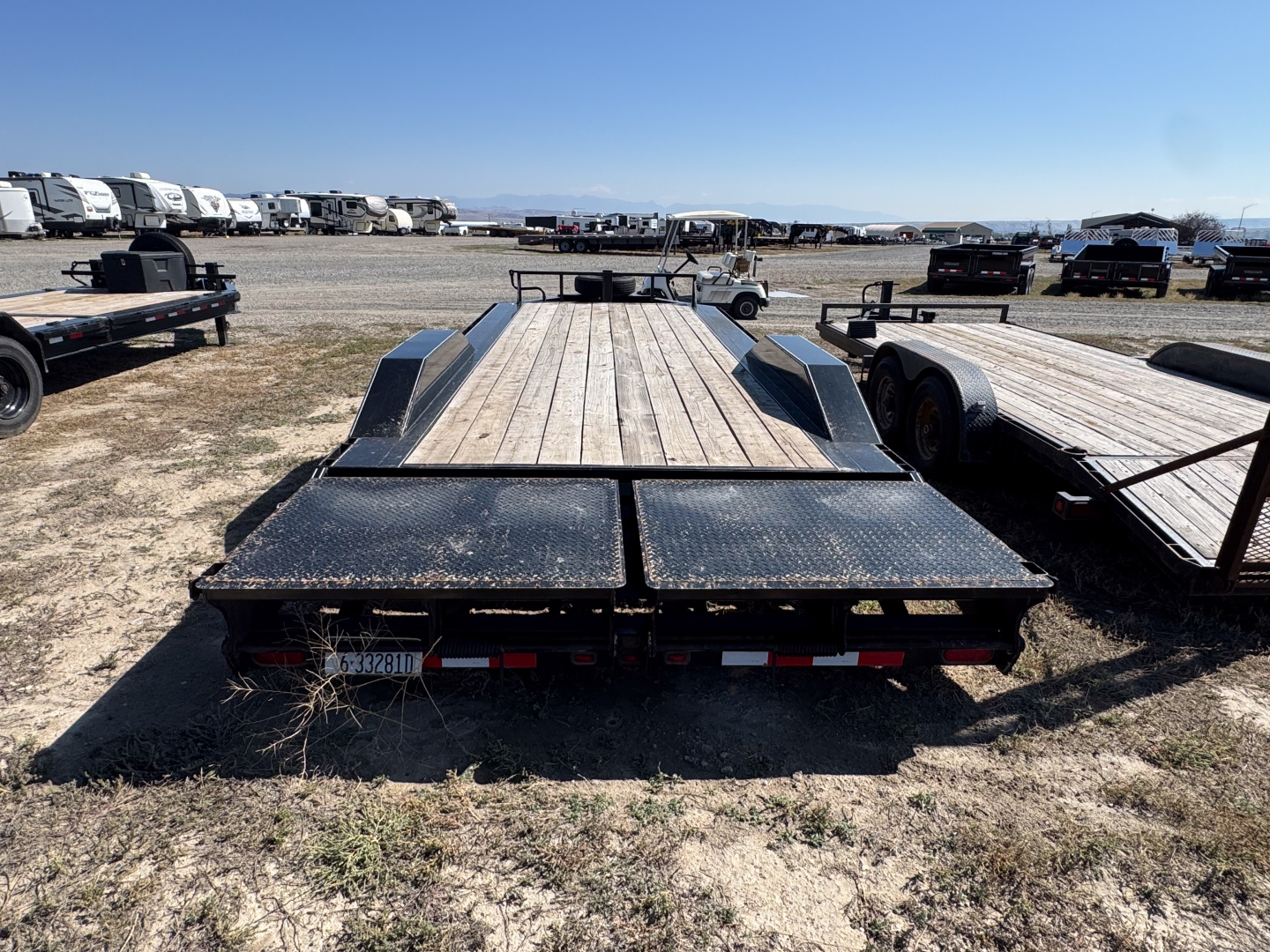 Used 2024 Titan 23' LoGlide Equipment Trailer
