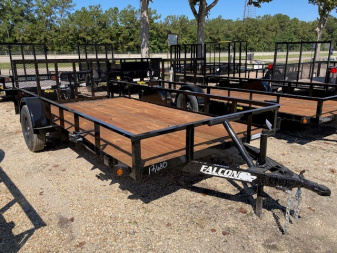 New 2026 Falcon Trailers 6.05 x 14 SA Utility Trailer