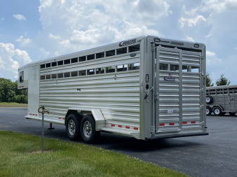 New 2025 Cimarron 24’ Lonestar Gooseneck Stock Trailer