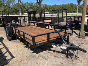 New 2026 Falcon Trailers 6.05 x 14 SA Utility Trailer