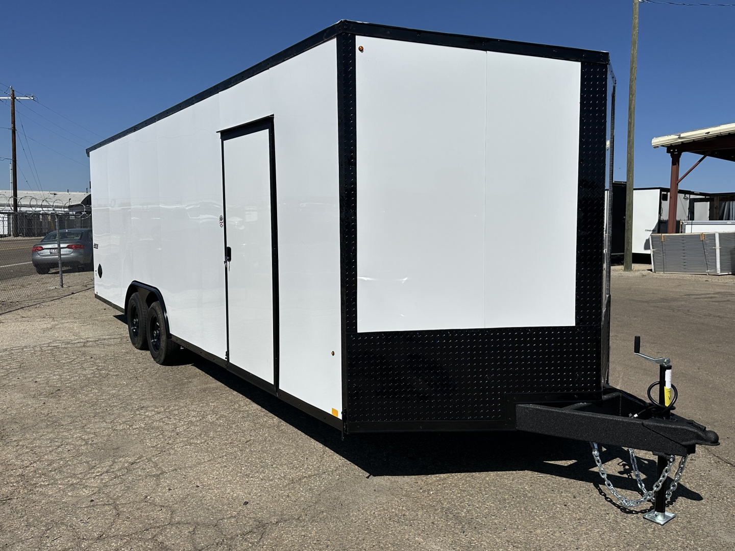 New 2026 Pace American 8.5X24 10k White Cargo / Enclosed Trailer