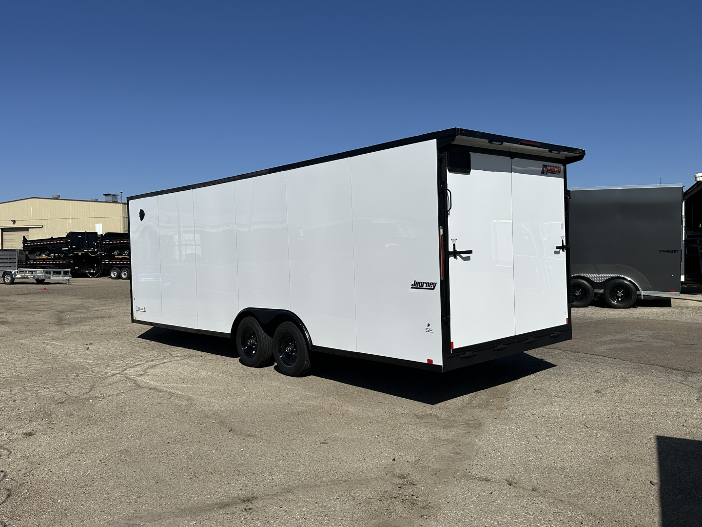 New 2026 Pace American 8.5X24 10k White Cargo / Enclosed Trailer