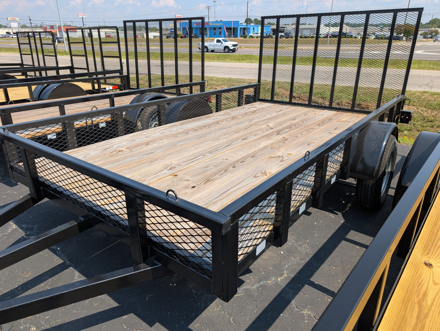 New 2025 Outback Trailers OBLC6.5X12SA MESH SIDES Utility Trailer