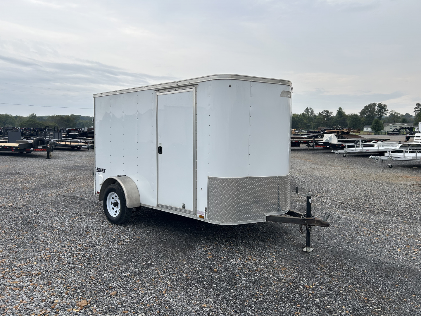 Used 2017 Pace American 6'x10' Enclosed Trailer