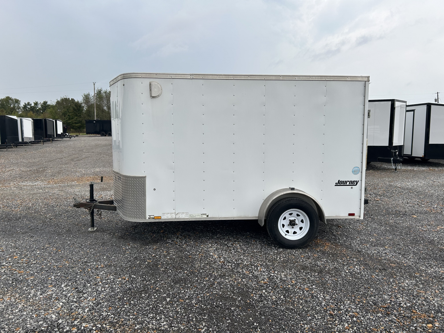 Used 2017 Pace American 6'x10' Enclosed Trailer