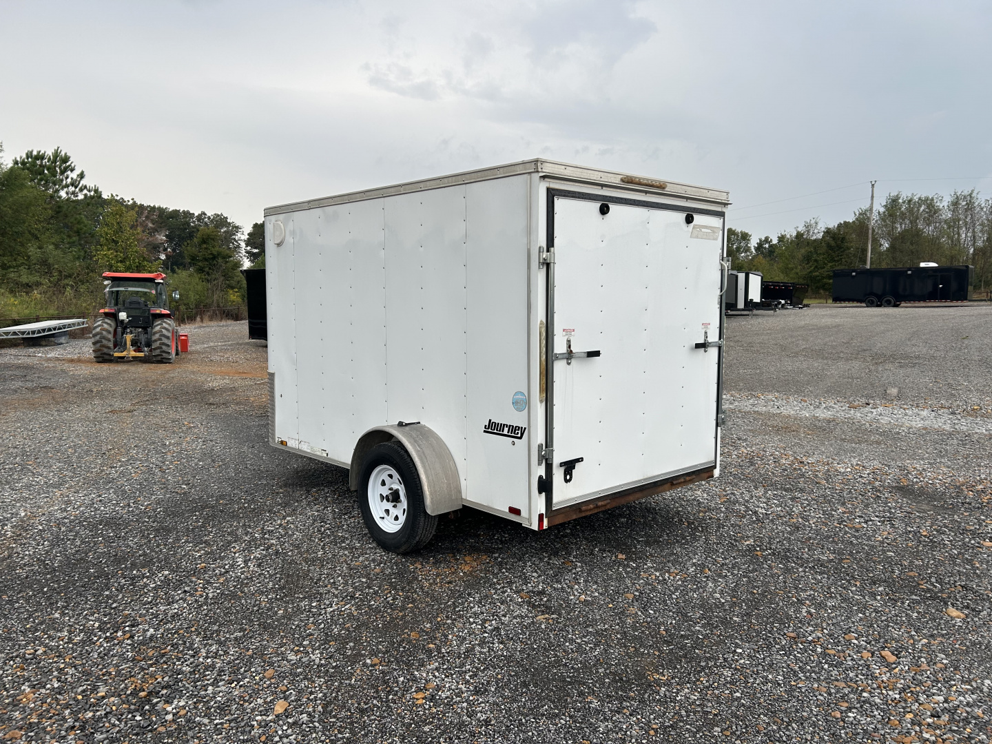 Used 2017 Pace American 6'x10' Enclosed Trailer