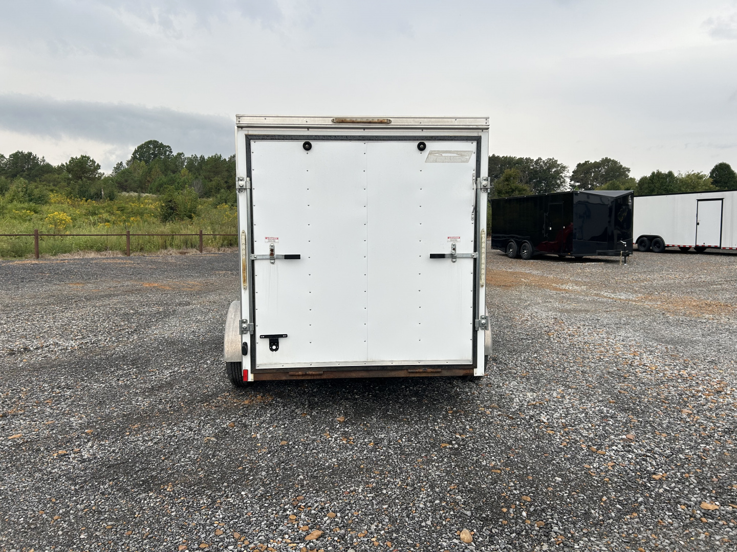 Used 2017 Pace American 6'x10' Enclosed Trailer