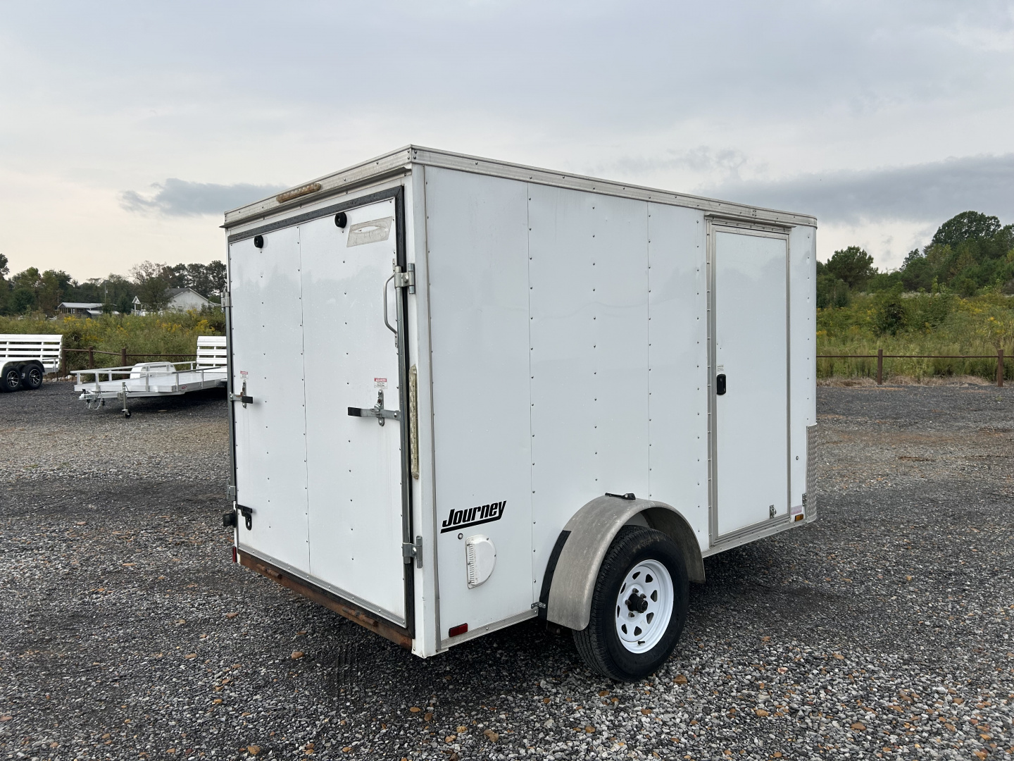 Used 2017 Pace American 6'x10' Enclosed Trailer