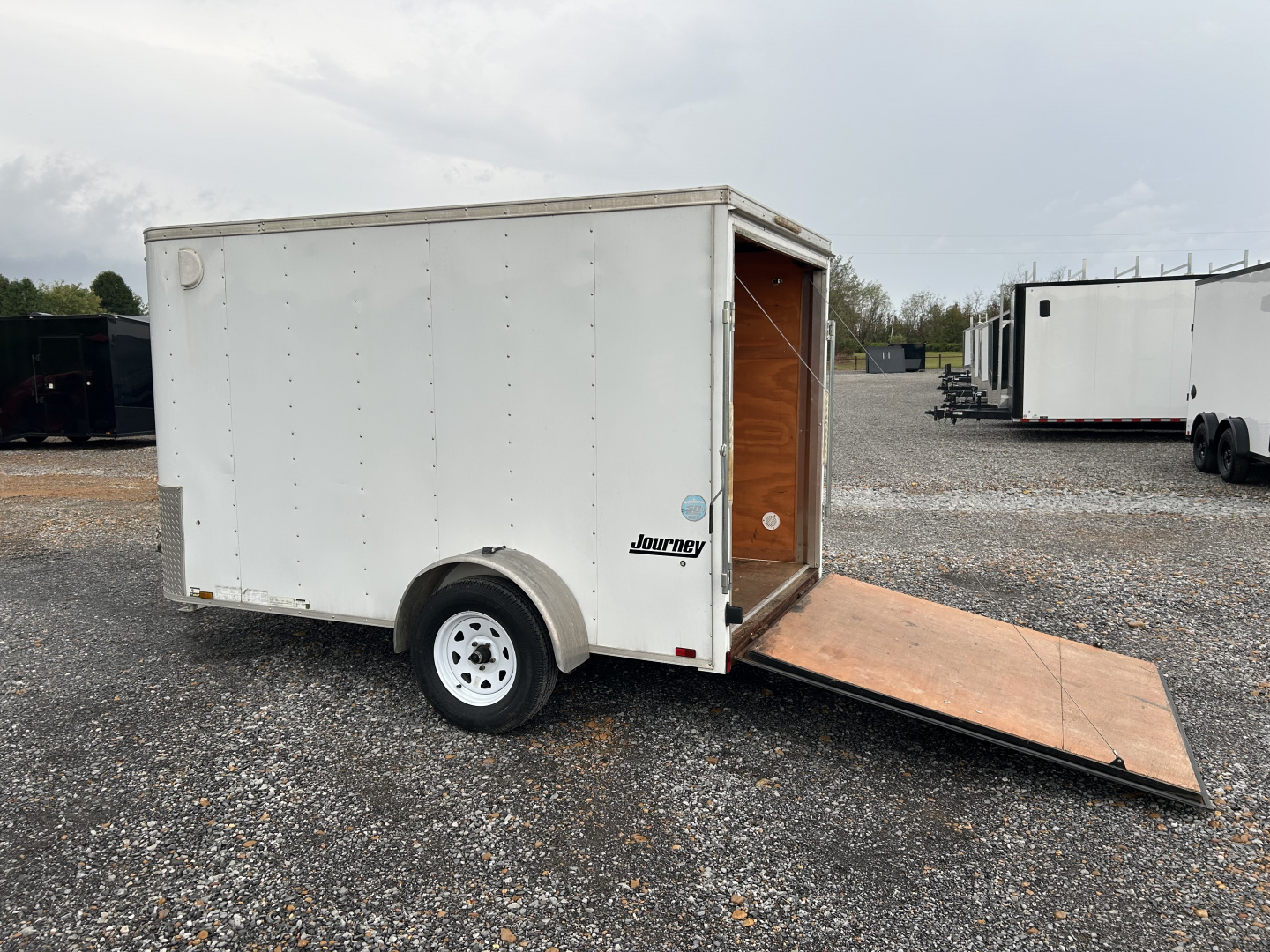 Used 2017 Pace American 6'x10' Enclosed Trailer