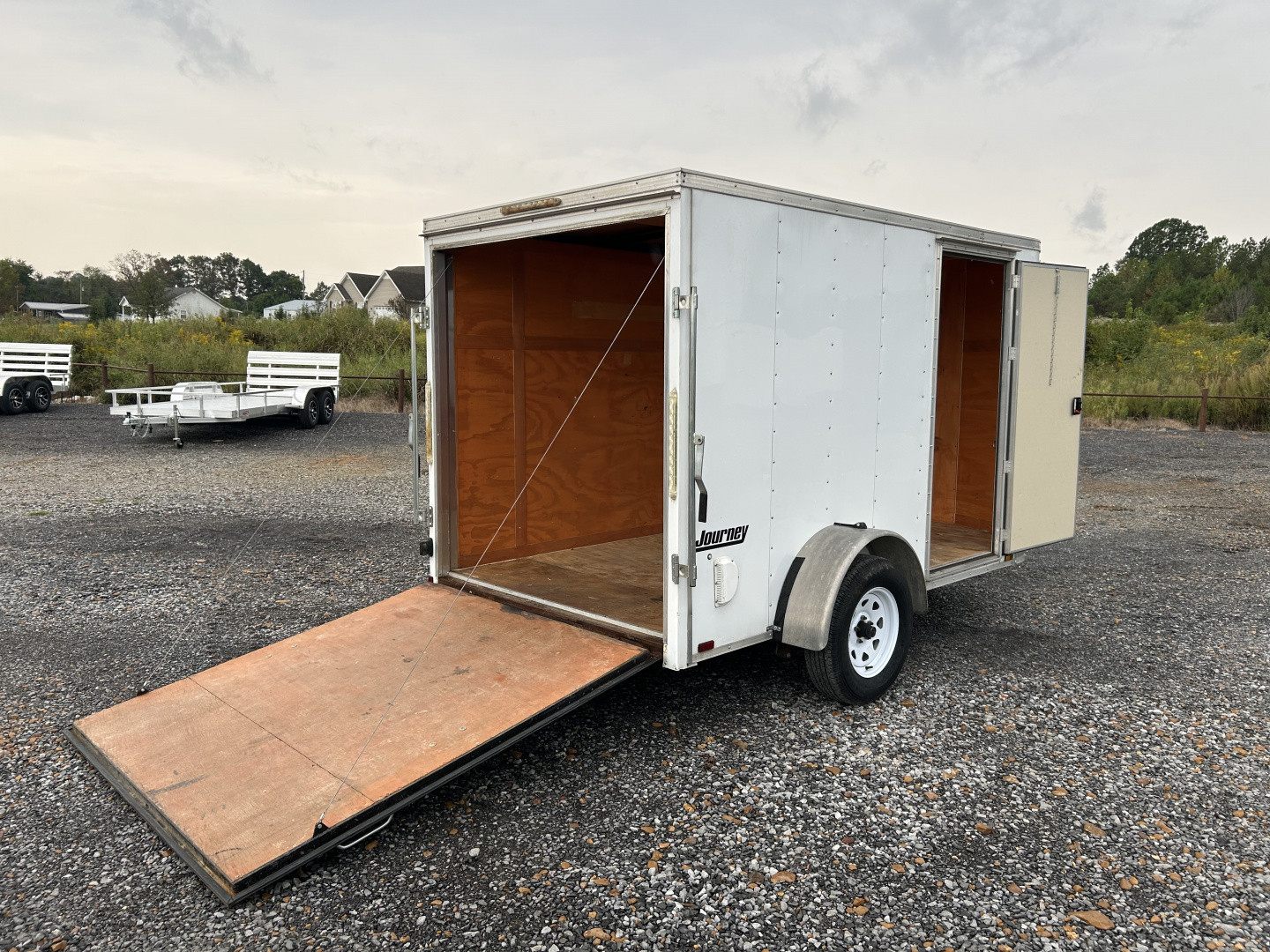 Used 2017 Pace American 6'x10' Enclosed Trailer