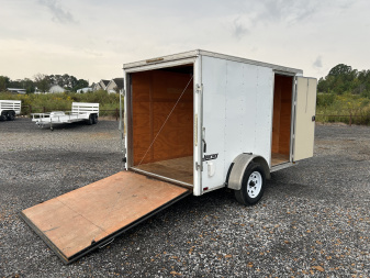 Used 2017 Pace American 6'x10' Enclosed Trailer