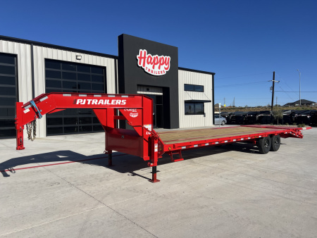 2026 PJ 102”x30’ Quest Gooseneck Flatbed w/ Singles – LQ