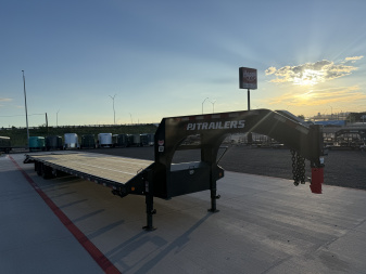 New 2026 PJ 102"x40' GN Low-Pro Air-Ride Flatbed w/ Duals - LD