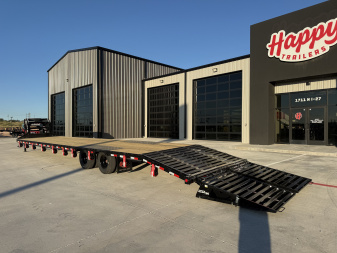 New 2026 PJ 102"x40' GN Low-Pro Air-Ride Flatbed w/ Duals - LD