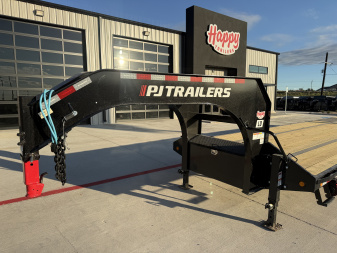 New 2026 PJ 102"x40' GN Low-Pro Air-Ride Flatbed w/ Duals - LD