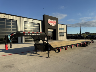 New 2026 PJ 102"x40' GN Low-Pro Air-Ride Flatbed w/ Duals - LD